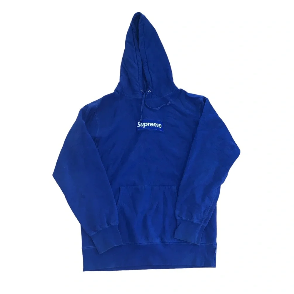 Supreme | Sweaters | Supreme Royal Blue 208 Box Logo Xl Hoodie